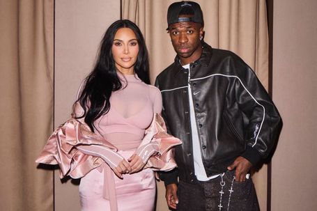 Vinícius Júnior com Kim Kardashian