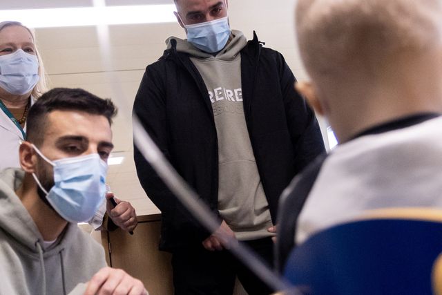 Jogadores do Moreirense no IPO - Foto: Moreirense