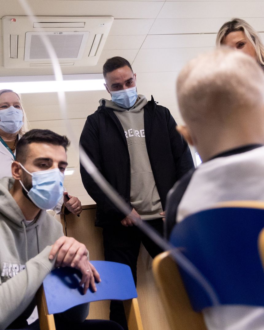 Jogadores do Moreirense no IPO - Foto: Moreirense