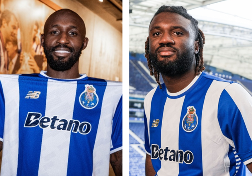 Seko Fofana e Terem Moffi reforçaram os dragões na reta final do mercado de janeiro - Fotos: FC PORTO