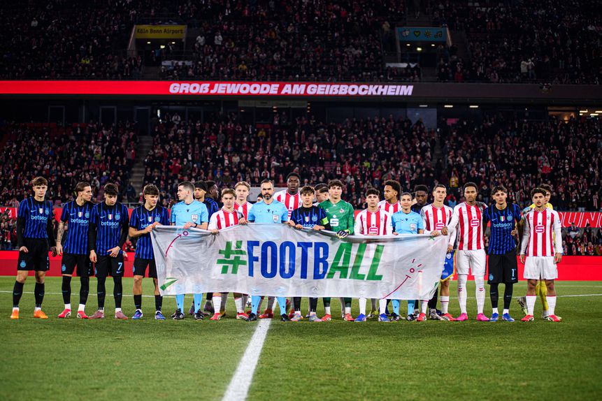 Jogo em Colónia frente ao Inter, a contar para  aYouth League, disputou-se esta quarta-feira - Foto: UEFA