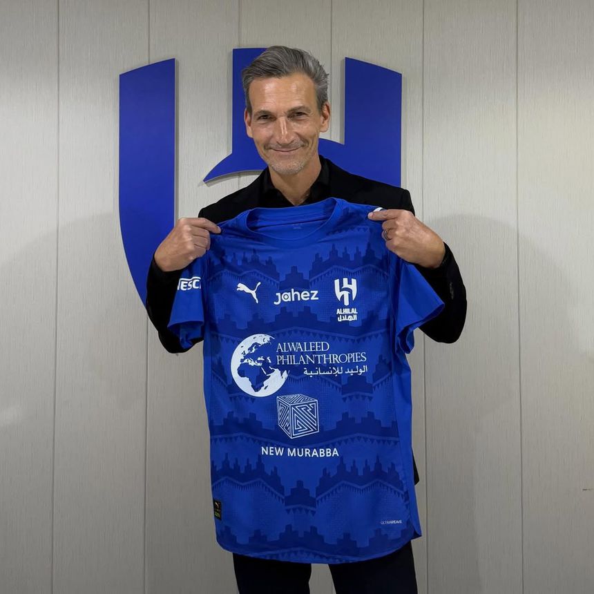 Luís Andrade na apresentação na Arábia Saudita