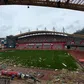 O Estádio Dr. Magalhães Pessoa foi bastante afetado pela tempestade 'Kristin'. O recinto está a ser recuperado para que a todos possa voltar a servir - Foto: D. R.