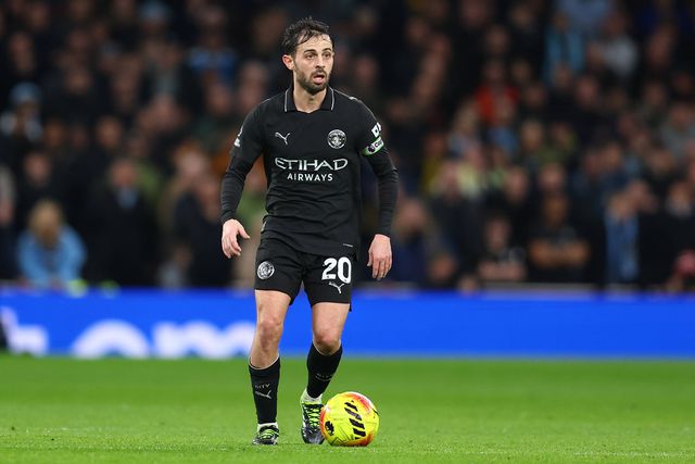 Bernardo Silva em ação pelo Manchester City