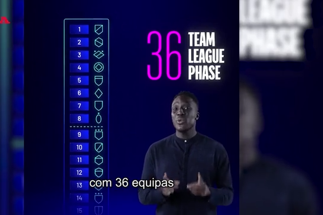 UEFA explica novo formato das provas europeias de clubes