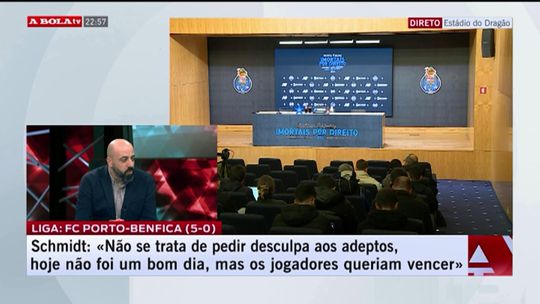 «Não havia nada que Schmidt pudesse dizer que fizesse reatar relação com os adeptos»