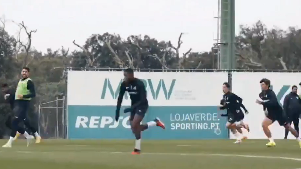 O vídeo que mostra como Amorim trabalha a reação à perda de bola