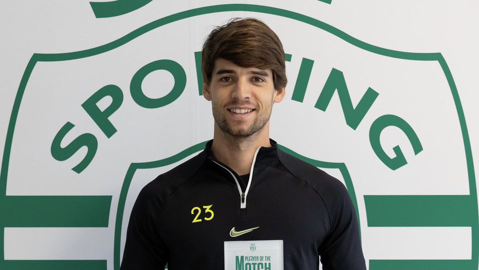 Sporting: adeptos elegeram Daniel Bragança como homem do jogo