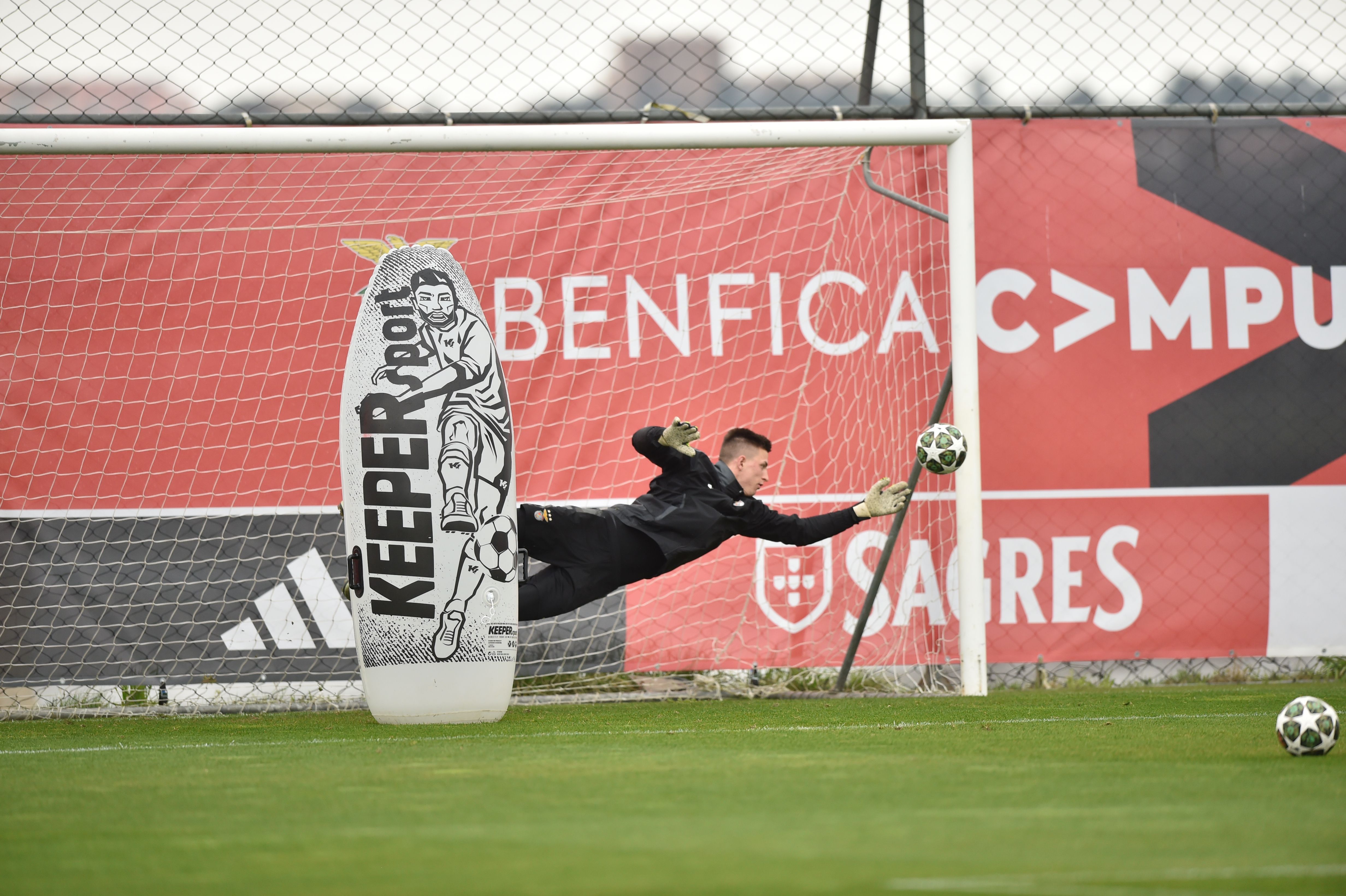 Trubin regressa à baliza do Benfica