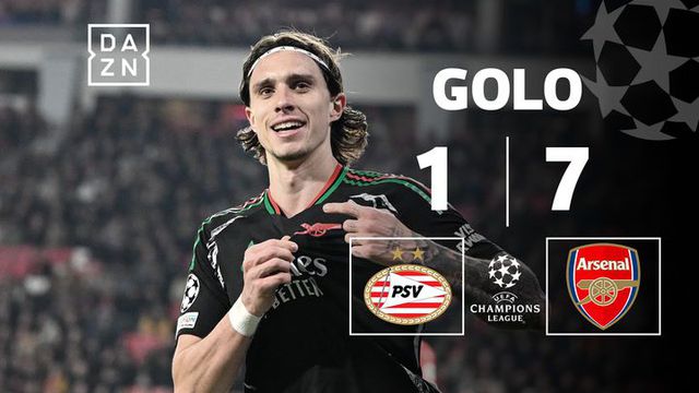 E vão sete! Calafiori fecha as contas na goleada do Arsenal (vídeo)