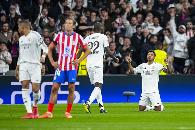 Rodrygo celebra o primeiro golo do Real Madrid (FOTO IMAGO)