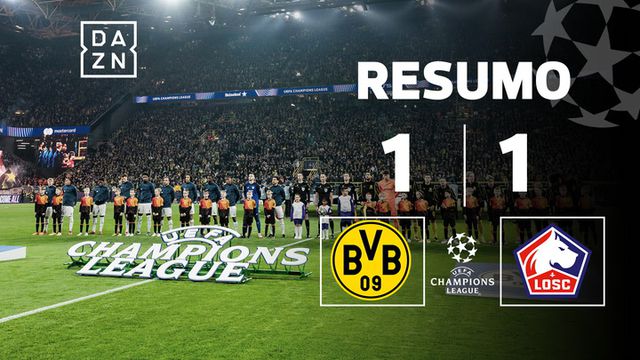 Golaço de Adeyemi faz valer a pena o resumo do empate entre Dortmund e Lille