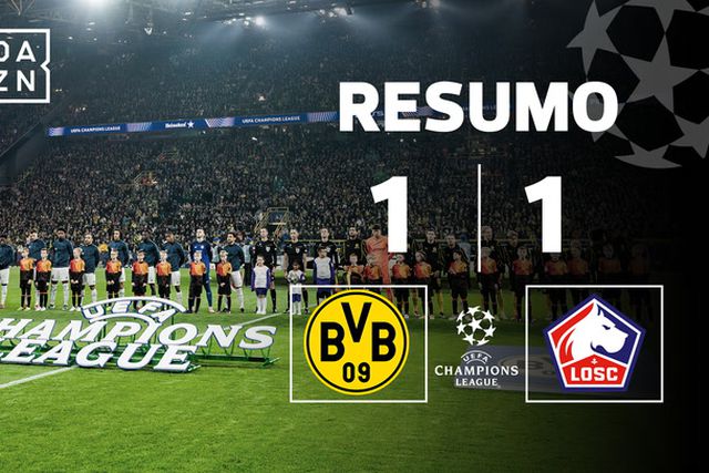 Golaço de Adeyemi faz valer a pena o resumo do empate entre Dortmund e Lille