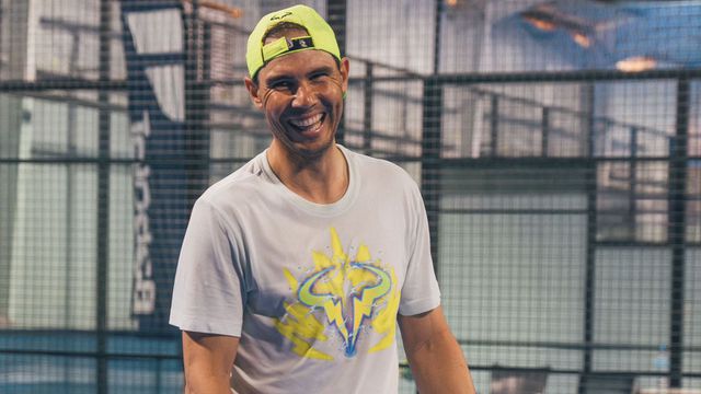 Rafael Nadal já se rendeu ao desporto da moda