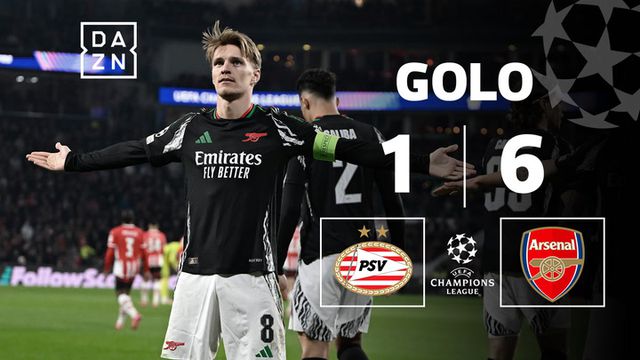 PSV deu imenso espaço a Odegaard e sofreu as consequências (vídeo)