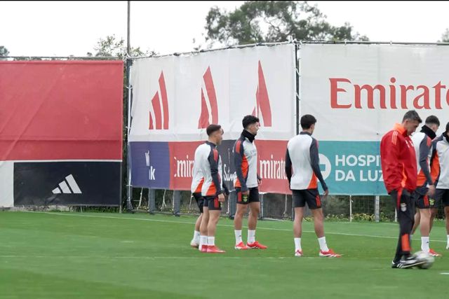 Boa disposição no Benfica antes da receção ao Barça
