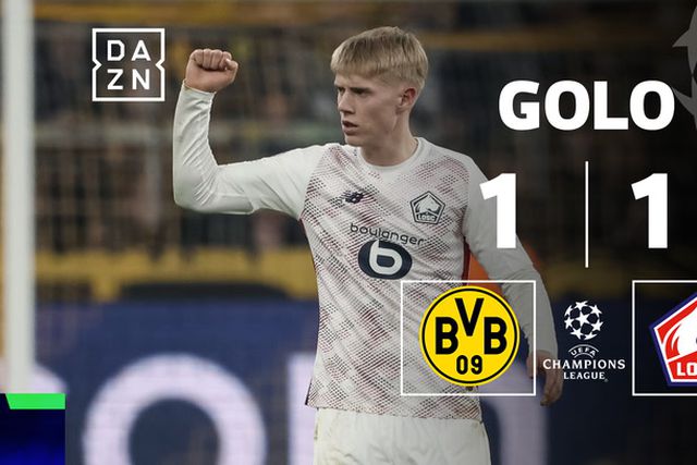 Tudo muito bem feito e Lille chega à igualdade em Dortmund (vídeo)