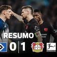 Fábio Vieira viu a nova estrela do Leverkusen derrotar o Hamburgo (resumo)