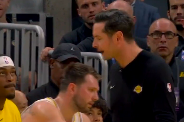 Doncic e JJ Redick trocaram palavras