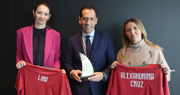 Lina Souloukou, Pedro Proença e Alexandrina Cruz - Foto: FPF