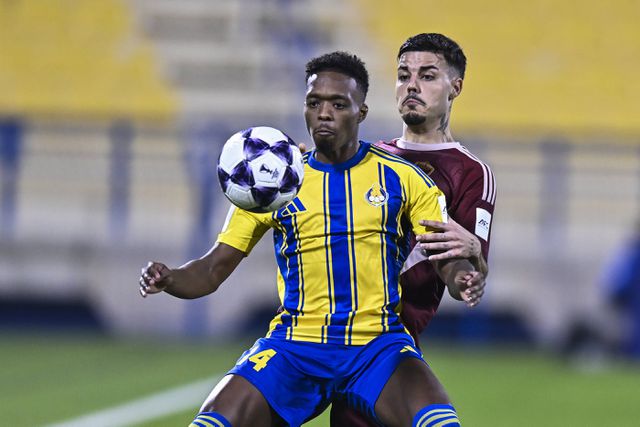 Álvaro Djaló, extremo do Al Gharafa, de Pedro Martins