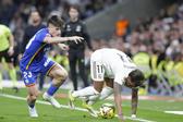 Momento em que Rodrygo se lesiona frente ao Getafe