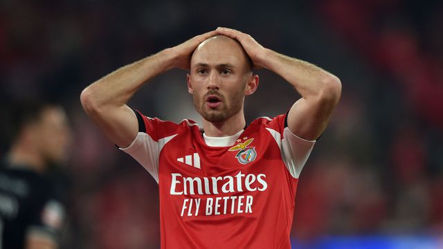 Sem Aursnes, meio-campo do Benfica funciona de forma muito diferente — Foto Miguel Nunes