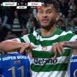 O gesto de Suárez no final da primeira parte do Sporting-FC Porto
