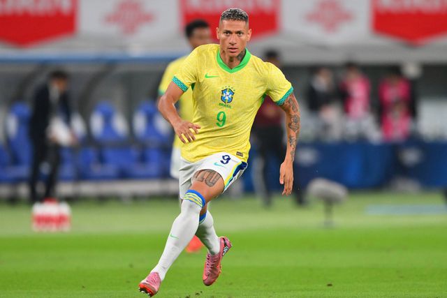 Richarlison ao serviço da seleção canarinha