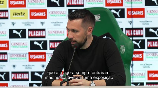 «O intervalo dura 15 minutos, mas o Sporting tem o luxo de decidir quando voltar»