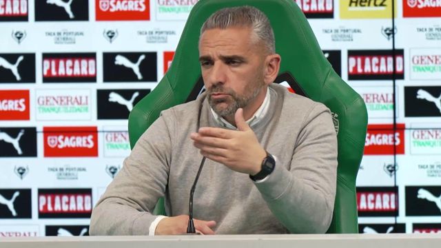 Rui Borges: «Não vou comentar arbitragem, é a opinião do treinador adversário»
