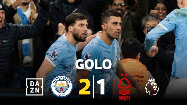 Sai um golo de canto e não é do Arsenal: Rodri ganha nas alturas