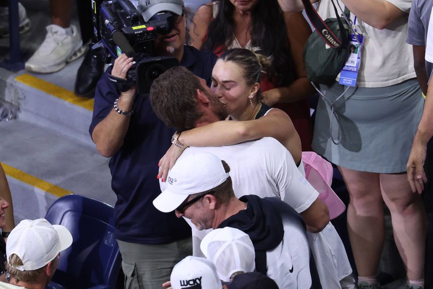 Aryna Sabalenka e Georgios Frangulis