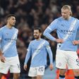 Jogadores do City frustrados - PETER POWELL/EPA