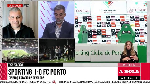 Como foram os duelos táticos no clássico da Taça entre Sporting e FC Porto