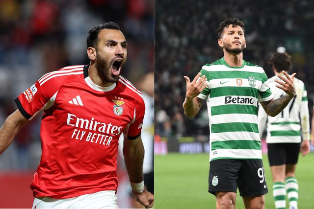 Pavlidis (Foto: Catarina Morais / Kapta+) e Luis Suárez (Foto: Sérgio Miguel Santos)