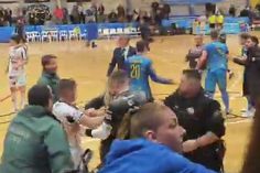 Português no meio de murros e pontapés após goleada em Espanha