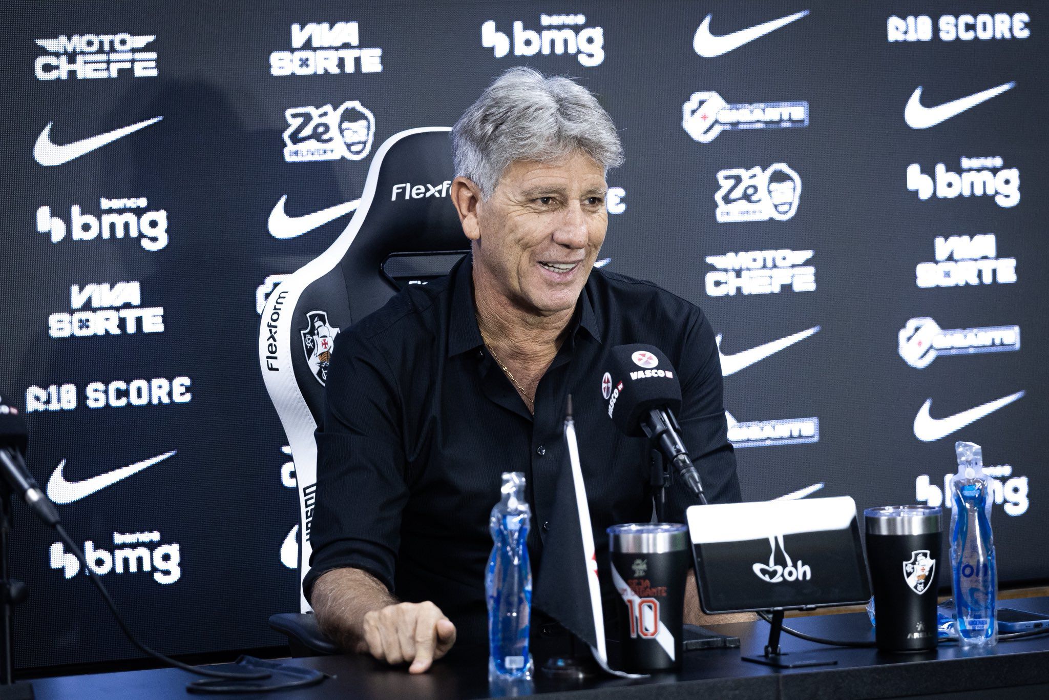 Renato Gaúcho apresentado no Vasco da Gama: «Venho com muito tesão de trabalhar»