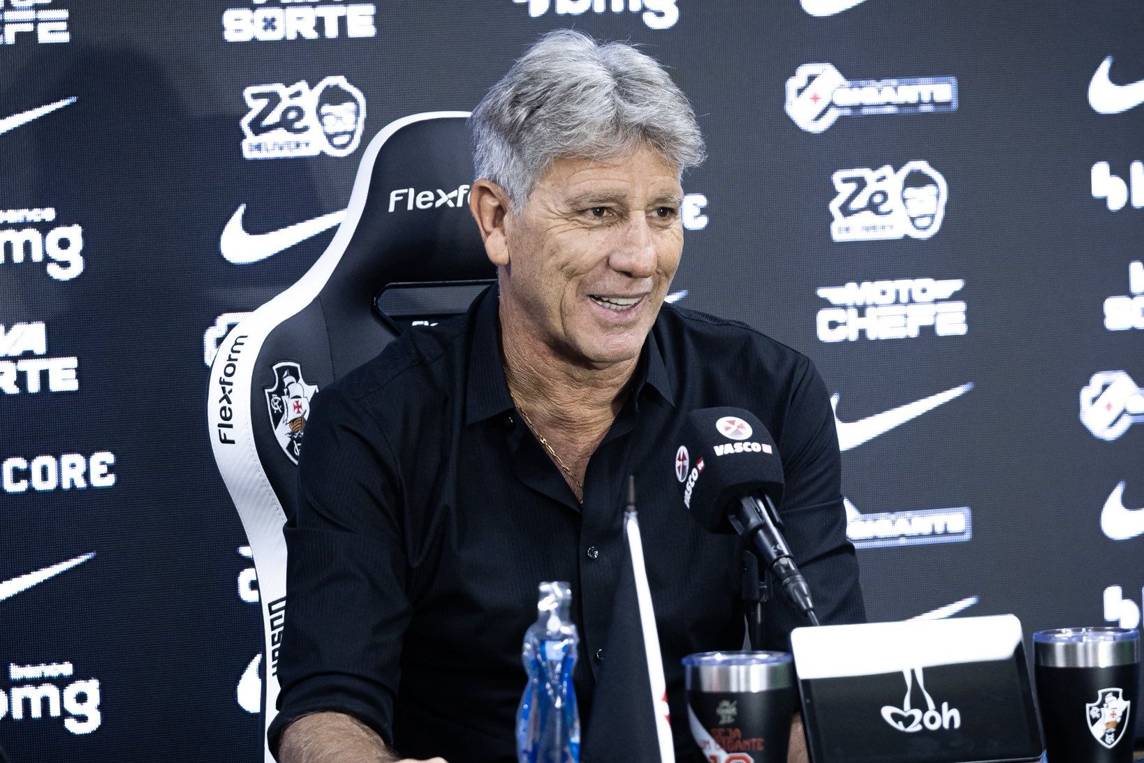 Renato Gaúcho apresentado - Foto: Vasco da Gama