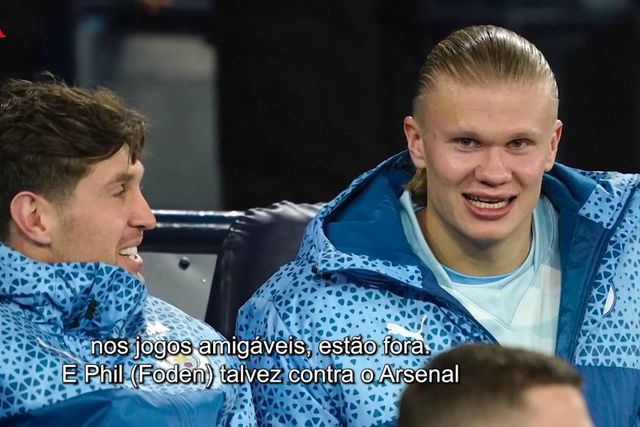 Guardiola explica porque deixou Haaland de fora