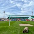 Chaves realiza pequenas intervenções no relvado do estádio