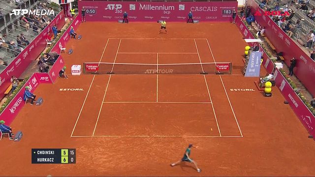 Hubert Hurkacz confirma favoritismo e avança para os quartos de final no Estoril Open