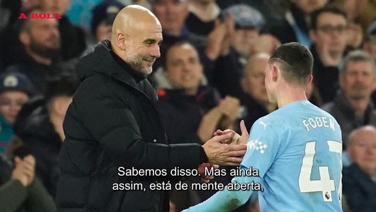 «Foden pode fazer o que quiser»