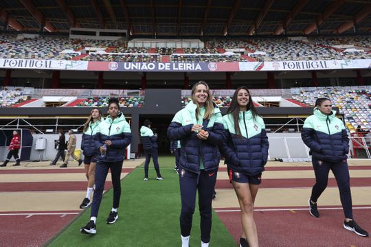 Seleção já sentiu a relva em Leiria