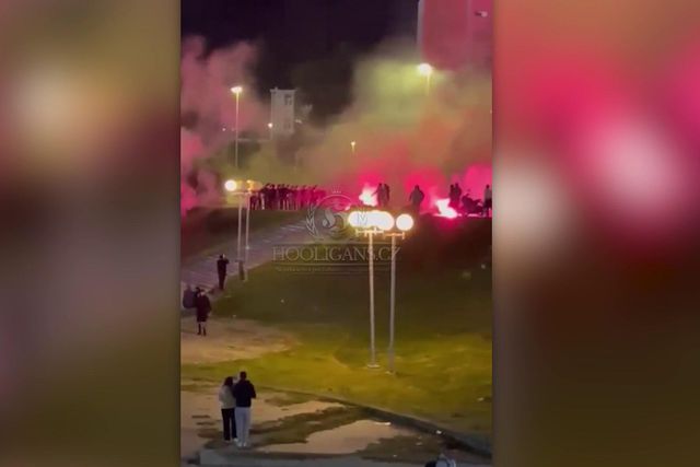 Adeptos do Hadjuk Split causam o caos na Croácia