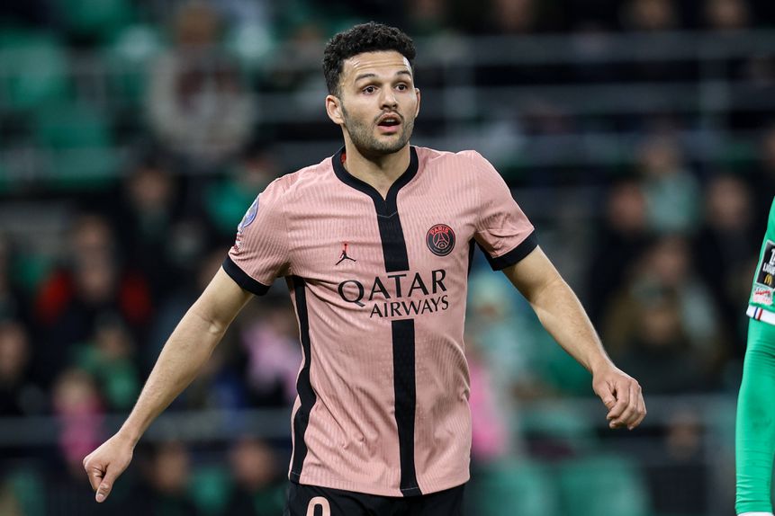 Gonçalo Ramos a celebrar mais um golo pelo PSG