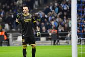 Anthony Lopes a celebrar a vitória do Nantes na Ligue 1