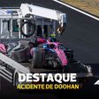 Milagre de Doohan! Piloto da Alpine despista-se a 300 km/h e sai ileso