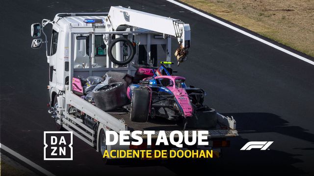 Milagre de Doohan! Piloto da Alpine despista-se a 300 km/h e sai ileso