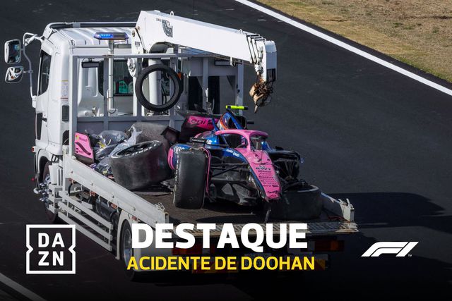 Milagre de Doohan! Piloto da Alpine despista-se a 300 km/h e sai ileso